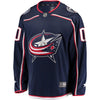 Image of Columbus Blue Jackets Youth Home Breakaway Custom Jersey - Navy 2019