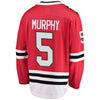 Image of Connor Murphy Chicago Blackhawks Breakaway Player Jersey – Red 2019