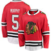 Image of Connor Murphy Chicago Blackhawks Youth Breakaway Player Jersey – Red 2019