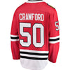 Image of Corey Crawford Chicago Blackhawks Breakaway Player Jersey - Red 2019