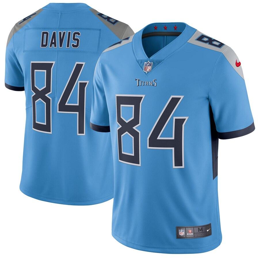 Corey Davis Tennessee Titans New Vapor Untouchable Limited Jersey – Light Blue 2019