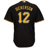 Image of Corey Dickerson Pittsburgh Pirates Majestic Alternate Cool Base Player Jersey – Black 2019
