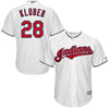 Image of Corey Kluber Cleveland Indians Majestic Cool Base Player Jersey - White 2019