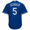 Image of Corey Seager Los Angeles Dodgers Majestic Fashion Official Cool Base Player Jersey - Royal 2019