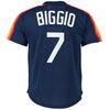 Image of Craig Biggio Houston Astros Mitchell &amp; Ness Cooperstown Mesh Batting Practice Jersey - Navy 2019