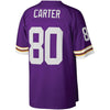 Image of Cris Carter Minnesota Vikings Mitchell &amp; Ness Retired Player Vintage Replica Jersey - Purple 2019