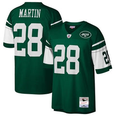 Curtis Martin New York Jets Mitchell &amp; Ness 2004 Retired Player Replica Jersey - Green 2019