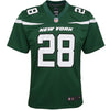 Image of Curtis Martin New York Jets Youth Game Jersey – Gotham Green 2019