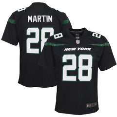 Curtis Martin New York Jets Youth Retired Player Game Jersey – Stealth Black 2019
