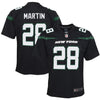 Image of Curtis Martin New York Jets Youth Retired Player Game Jersey – Stealth Black 2019