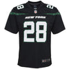 Image of Curtis Martin New York Jets Youth Retired Player Game Jersey – Stealth Black 2019