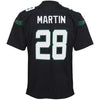 Image of Curtis Martin New York Jets Youth Retired Player Game Jersey – Stealth Black 2019