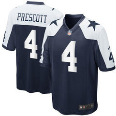 Dak Prescott Dallas Cowboys Alternate Game Jersey - Navy 2019