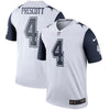 Image of Dak Prescott Dallas Cowboys Color Rush Legend Jersey - White 2019