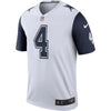 Image of Dak Prescott Dallas Cowboys Color Rush Legend Jersey - White 2019