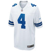 Image of Dak Prescott Dallas Cowboys Game Jersey - White 2019