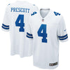 Image of Dak Prescott Dallas Cowboys Game Jersey - White 2019