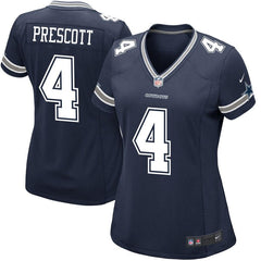 Dak Prescott Dallas Cowboys Girls Youth Game Jersey – Navy 2019