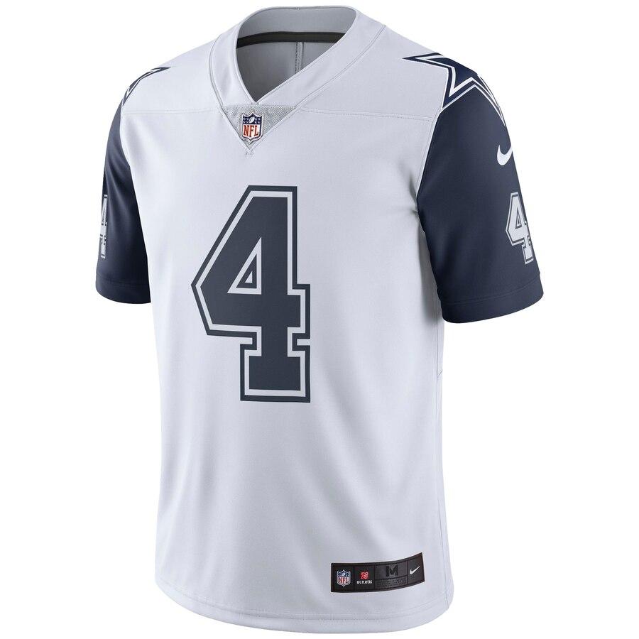 Dak Prescott Dallas Cowboys Vapor Untouchable Color Rush Limited Jersey - White 2019