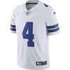 Image of Dak Prescott Dallas Cowboys Vapor Untouchable Limited Player Jersey - White 2019