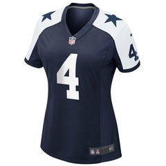 Dak Prescott Dallas Cowboys Women's Alternate Game Jersey - Navy 2019