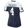 Image of Dak Prescott Dallas Cowboys Women's Alternate Game Jersey - Navy 2019