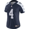Image of Dak Prescott Dallas Cowboys Women's Alternate Vapor Untouchable Limited Jersey - Navy 2019