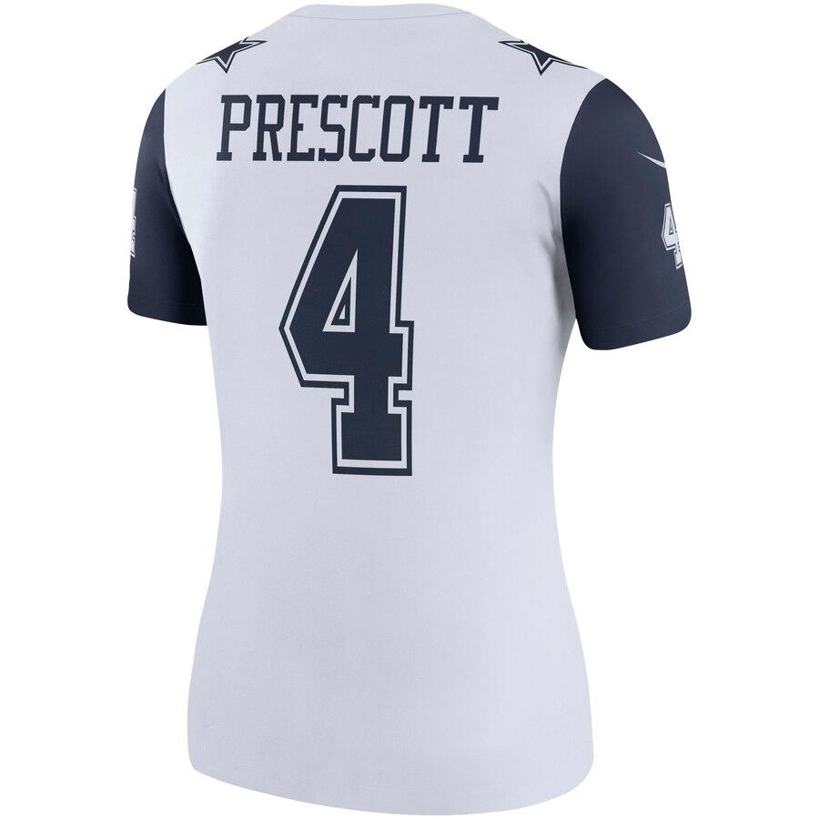Dak Prescott Dallas Cowboys Women's Color Rush Legend Jersey - White 2019