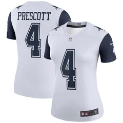 Dak Prescott Dallas Cowboys Women's Color Rush Legend Jersey - White 2019