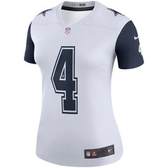 Dak Prescott Dallas Cowboys Women's Color Rush Legend Jersey - White 2019