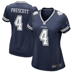 Dak Prescott Dallas Cowboys Women's Game Jersey - Navy 2019