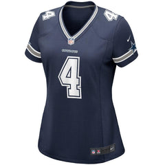 Dak Prescott Dallas Cowboys Women's Game Jersey - Navy 2019