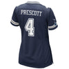 Image of Dak Prescott Dallas Cowboys Women's Game Jersey - Navy 2019