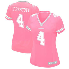 Dak Prescott Dallas Cowboys Women's Game Jersey - Pink 2019