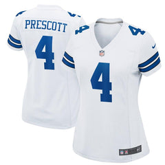 Dak Prescott Dallas Cowboys Women's Game Jersey - White 2019