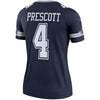 Image of Dak Prescott Dallas Cowboys Women's Legend Jersey – Navy 2019