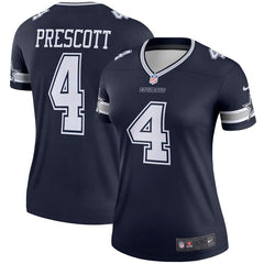 Dak Prescott Dallas Cowboys Women's Legend Jersey – Navy 2019