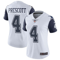 Dak Prescott Dallas Cowboys Women's Vapor Untouchable Color Rush Limited Jersey – White 2019