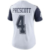 Image of Dak Prescott Dallas Cowboys Women's Vapor Untouchable Color Rush Limited Jersey – White 2019