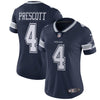 Image of Dak Prescott Dallas Cowboys Women's Vapor Untouchable Limited Jersey - Navy 2019