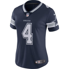 Dak Prescott Dallas Cowboys Women's Vapor Untouchable Limited Jersey - Navy 2019