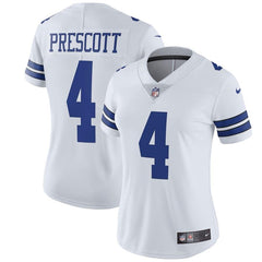 Dak Prescott Dallas Cowboys Women's Vapor Untouchable Limited Jersey - White 2019