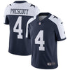 Image of Dak Prescott Dallas Cowboys Youth Alternate Vapor Untouchable Limited Player Jersey - Navy 2019