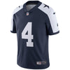 Image of Dak Prescott Dallas Cowboys Youth Alternate Vapor Untouchable Limited Player Jersey - Navy 2019