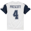 Image of Dak Prescott Dallas Cowboys Youth Color Rush Game Jersey - White 2019