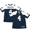 Image of Dak Prescott Dallas Cowboys Youth Throwback Game Jersey - Navy 2019