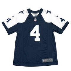 Dak Prescott Dallas Cowboys Youth Throwback Game Jersey - Navy 2019
