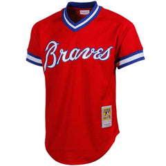 Dale Murphy Atlanta Braves Mitchell & Ness 1980 Cooperstown Collection Mesh Batting Practice Jersey - Red 2019