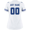 Image of Dallas Cowboys Women's Custom Game Jersey - White 2019