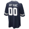 Image of Dallas Cowboys Youth Custom Game Jersey - Navy 2019